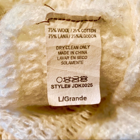 Wish comfy Looped Trim Short sweater - Picture 6 of 8